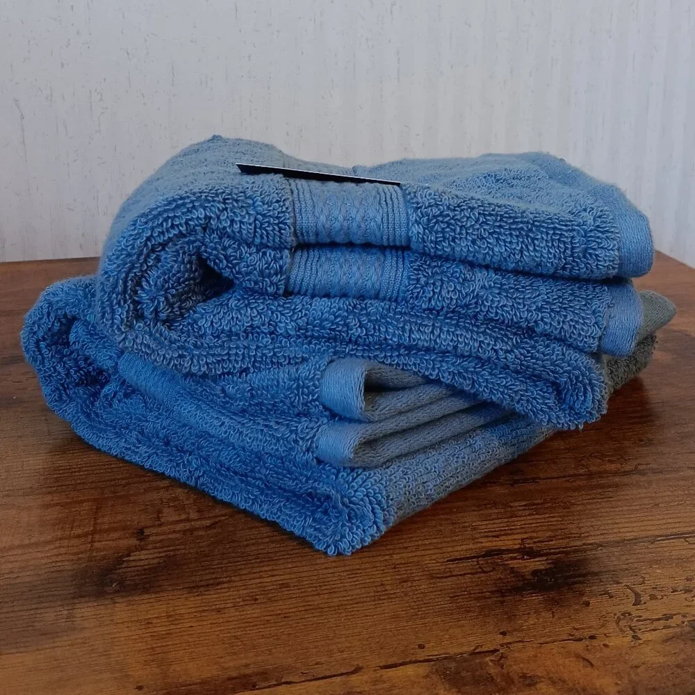DKNY - Set of 2 Hand Towels - Cornflower Blue